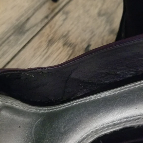Bebe Zahara Purple Satin Heels Size 7 - Picture 5 of 15